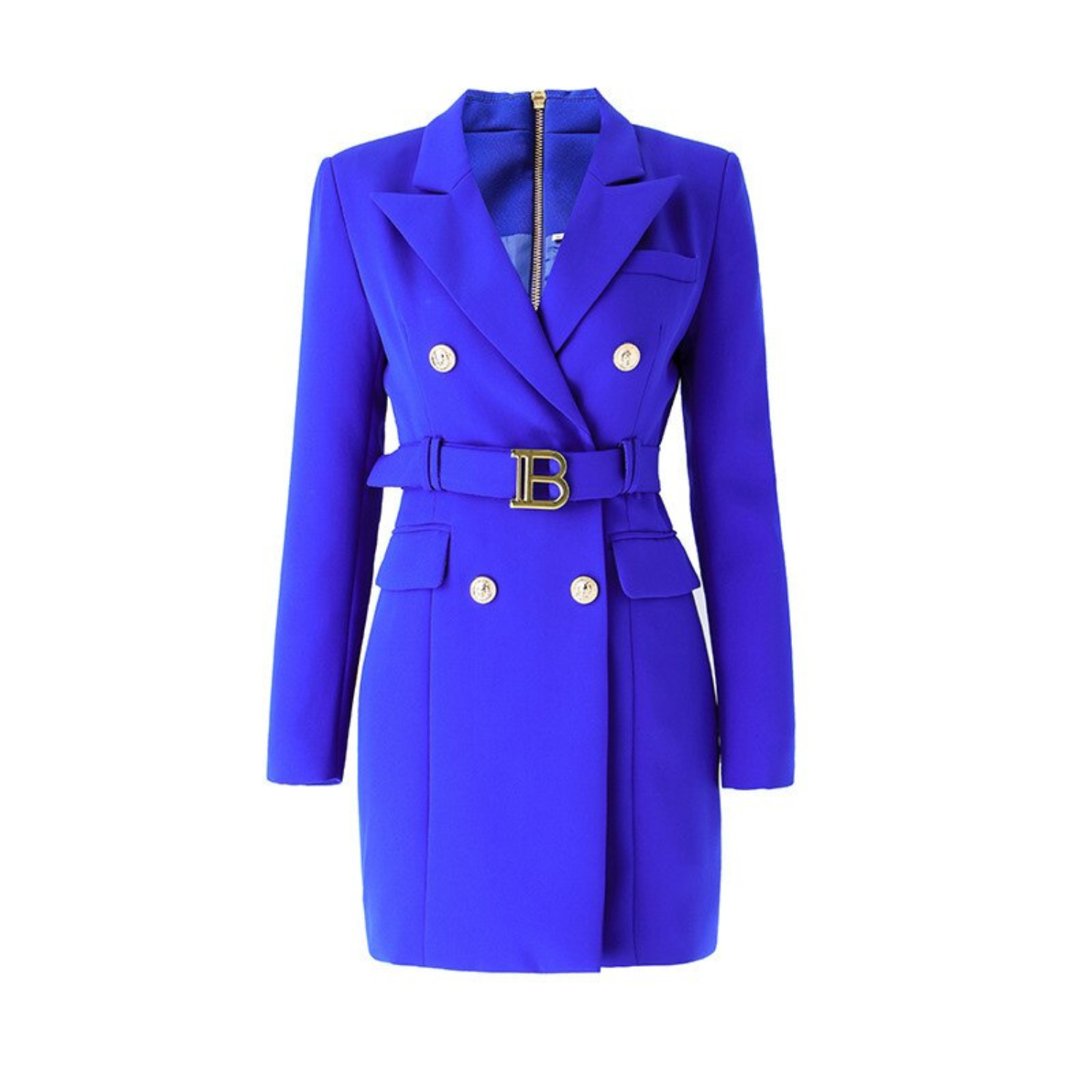 Damen - Blazerkleid - Unifarben - Schickes und elegantes Blazerkleid Perfekt für jede Gelegenheit