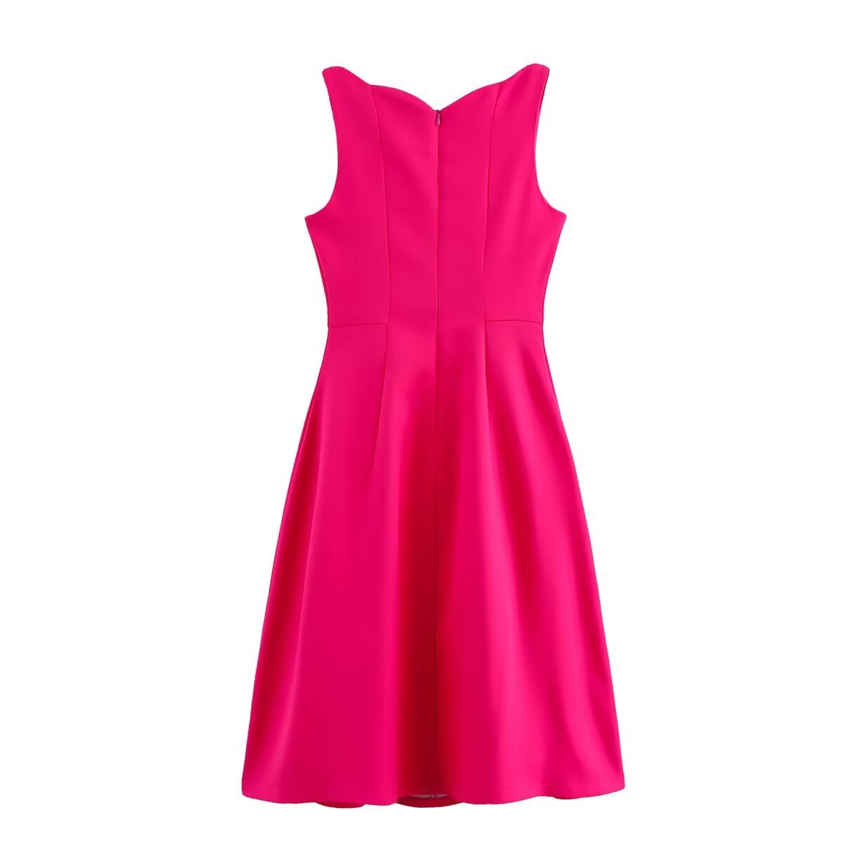 Frauen - Frisches, frühlingshaftes, ärmelloses Kleid aus leichtem Stoff - perfekt für den Style bei warmem Wetter