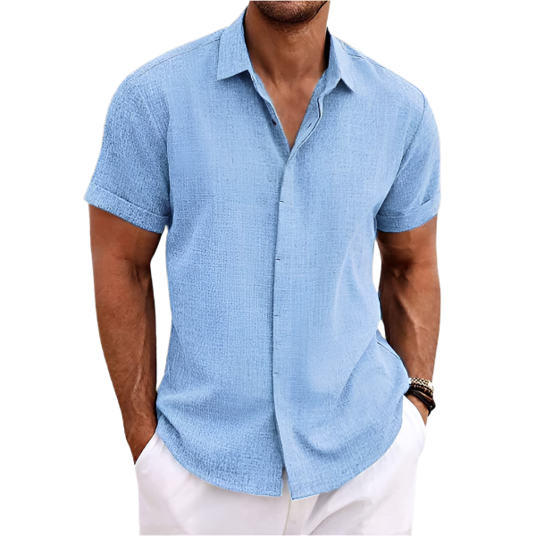 Herren - Leichtes Kurzarmhemd - Atmungsaktiv & Stylisch - Perfekt für den Sommer